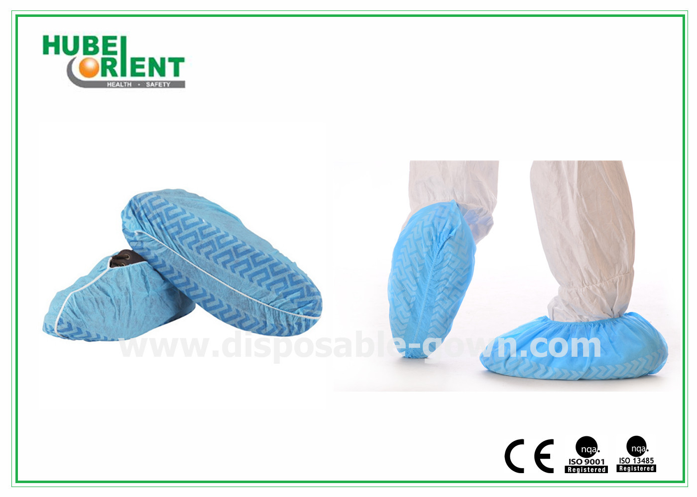 OEM 35g/m2 Non Slip Disposable Shoe Cover For Laboratory