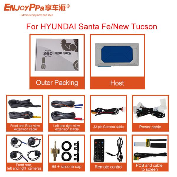 Buy cheap 360 Degree Bird View Car Camera System For HYUNDAI Santa Fe With 4 Wide angle Cameras from wholesalers