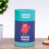 Buy cheap Black Tea Candy Gift Boxes Round White Kraft Paper Tube Cylinder Packaging Tube from wholesalers