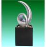 Buy cheap Black / Silver Color Abstract Arts Table Top Water Fountain For Indoor Ornaments from wholesalers