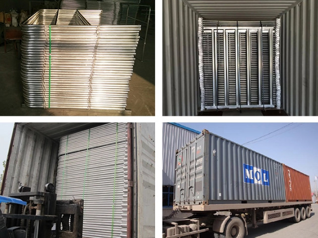 Q235 Steel Cattle Yard Panels , 1.6x2.1m Portable Horse Stall Panels
