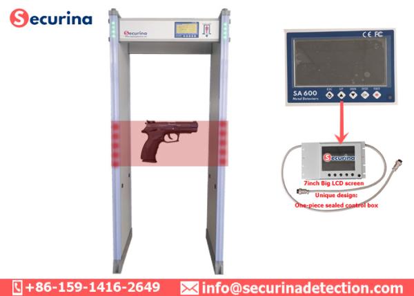 Buy cheap 45 Zones Full Body Scanner , Industrial Door Frame Metal Detector 7 Inch LCD Screen from wholesalers