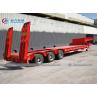 Buy cheap 3 Lines 6 Axles Low Loader Lowboy Lowbed Semi Trailer 100T 120T For Excavators from wholesalers