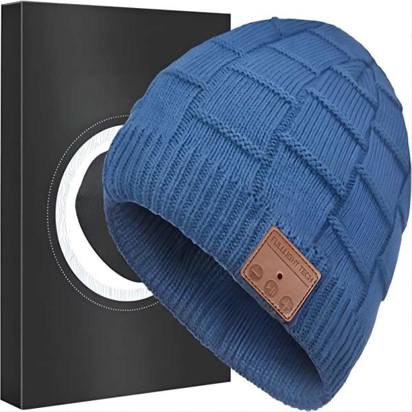 Buy cheap Wool Wireless Bluetooth Hat HD Stereo Built In Mic Christmas Electronic Gifts from wholesalers