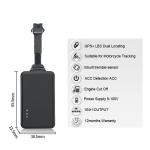 3.7V Battery 6g Real Time Accelerometer Anti Theft Gps Moto Tracker
