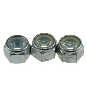 Wholesale M8 CL10 Galvaznied Hex Jam Nylon Lock Nuts High Strength from china suppliers