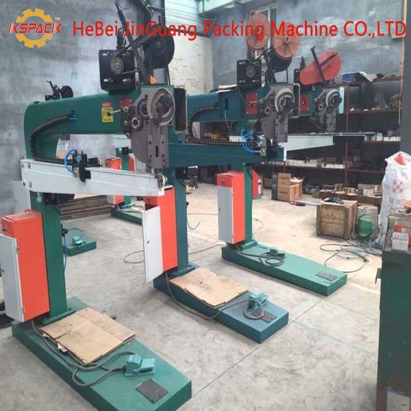 7.5kw 18kw Manual Carton Box Stitching Machine Corrugated Box Stitcher 220volt