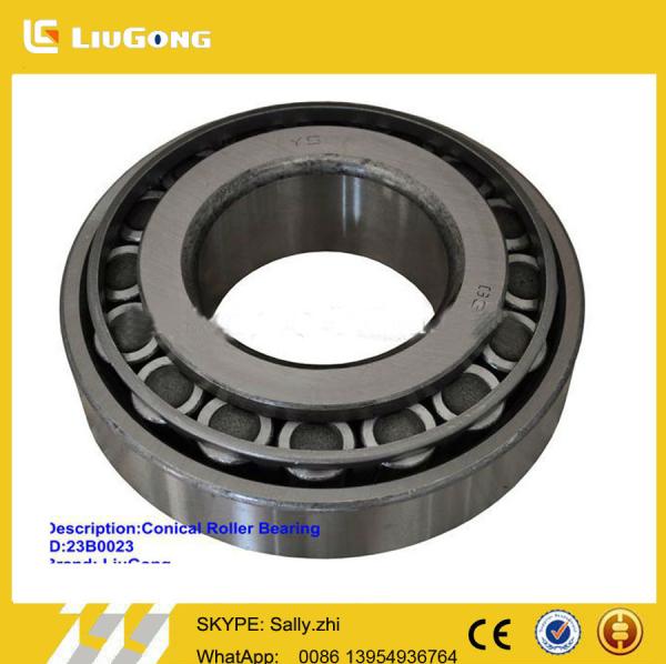 Buy cheap original Liugong Loader Spare Parts , Conical Roller Bearing 23B0023 in black colour for sale from wholesalers