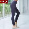 Buy cheap Navy Blue Solid V Shape Butt Lift Gym 300gsm High Rise Yoga Pants With Pockets from wholesalers