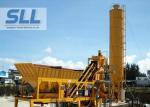 Integrated Design Concrete Batching Plant Mobile Mixing Plant 12 Months Warranty
