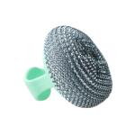 OEM ODM Silver Stainless Steel Scourer Commercial For Restaurant Dish Washing