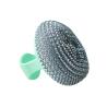 Buy cheap Commercial Kitchen Cleaning Scourer Restaurants Stainless Steel Scrubber With Handle from wholesalers