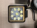 Factory Promotion 12V 24V Offroad Truck 5.1" Square 27W LED Work Light with Ring