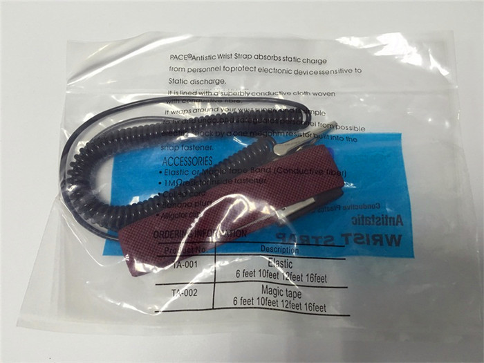 Fabric ESD Wrist Strap Adjustable w/Aligator Clip Built In 1 Meg Ohm Resistor