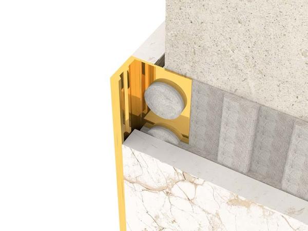 Buy cheap Brushed Metal Stainless Steel Tile Trim SS304 Square Closing Strip Tile Edge Trim from wholesalers