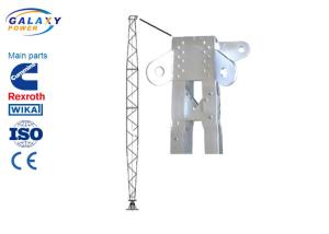 China Easy Maintenance Luffing Tower Crane 0.8T Rated Loading Capacity Custom Color on sale