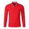Buy cheap Wholesale Cotton Polyester Leisure Quick Drying Breathable Men'S Custom Golf Lapel Long Sleeve Polo Shirt from wholesalers