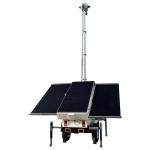 Solar Surveillance Camera Trailer 3*460W Solar Panels For Large Scale Exhibition