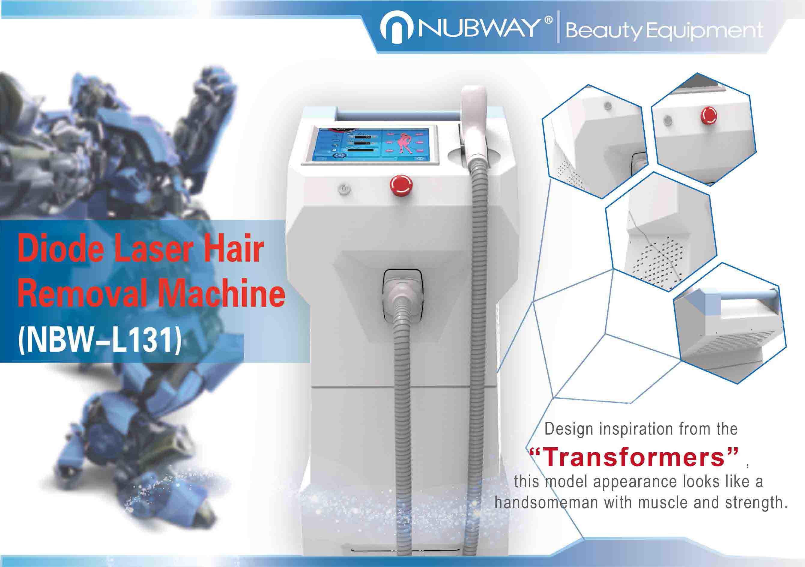 Professional laser hair removal Alexandrite laser 755nm hair removal equipment