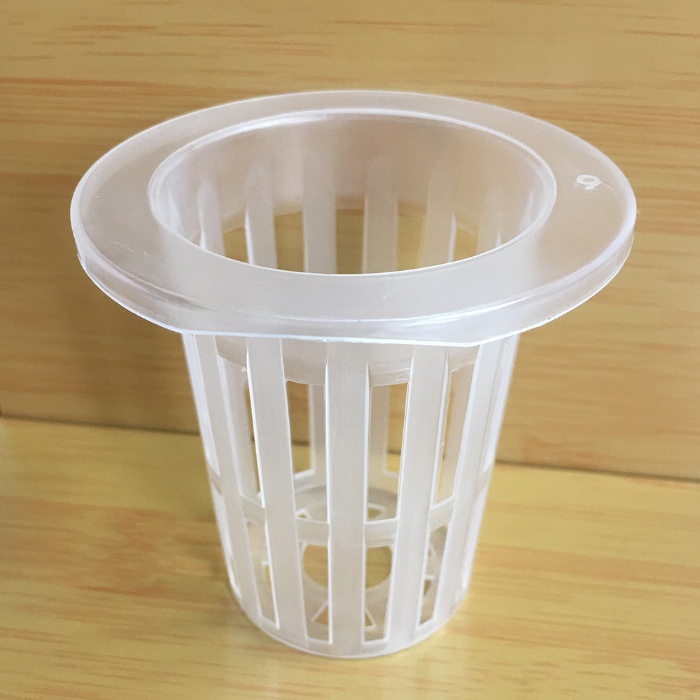 Clear or Black 2" 3" 4" Mesh Hydroponic Plant Pot Durable and Perfect for Hydroponics