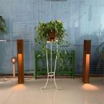 Outdoor Waterproofing Corten Steel Garden Lights 10W 12W For Lawn