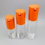 30ml 50ml 60ml Cosmetic Plastic ABS Sprayer Pump PET Bottle With U Shape Toner