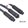 Buy cheap 28AWG 3 Pin 3 Core Male Female Plug IP67 LED Connector from wholesalers