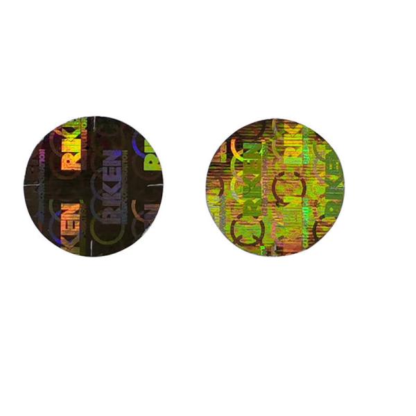Buy cheap Custom Hot Stamping Label Sticker Foil PVC Hologram Security from wholesalers
