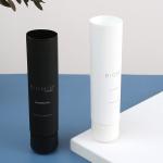 Empty White or Black Matte Soft Touch Plastic Tube Face Wash Cream Soft Tubes