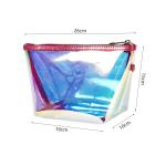 Clear Toiletry Hologram Clutch TPU Cosmetic Bag