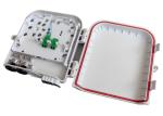 8 Port FTTH Junction Box Termination Box IP65 Splicing Plastic Grey