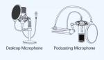 GESTTON Wired USB Recording Microphone For Live Streaming Music