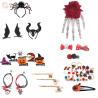 Buy cheap DIY Halloween Earrings Jewelry , Horror Funny Ghost Devil Spider Skull Dangle Earrings from wholesalers