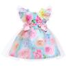 Buy cheap Girls Floral Print Summer Children'S Clothing Bow Dress from wholesalers