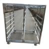 Buy cheap 6 Tiers Mobile Stainless Steel Food Delivery Tray Trolley For School Canteens from wholesalers