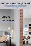 Smart Home White Tempered Glass Panel Wireless Remote Switch Controllable Remote
