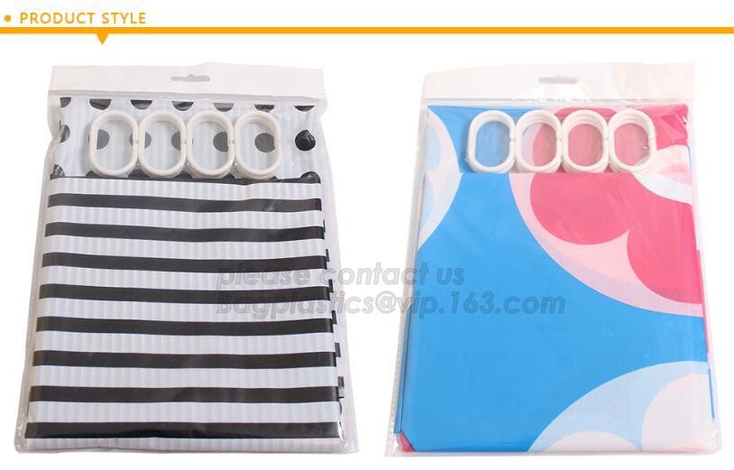 Color Changing Shower Curtain, Polyester 3D CURTAIN, kids shower curtain,Home goods pure white shower curtains with plas