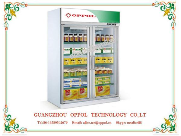 Buy cheap OP-707 Botswana Popular Pharmaceutical Upright Glass Door Medicine Refrigerator from wholesalers