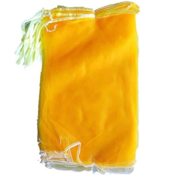 Buy cheap Drawstring Monofilament Mesh Potato Packaging Bags in Popular Red Color for B2B from wholesalers