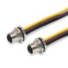 Buy cheap 250V M12 4 Pin Waterproof Connector Plug Cable Straight Assembly PA GF from wholesalers