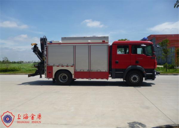 Buy cheap ISO9001 Certificated Steel Frame Emergency Fire Vehicle Heavy Rescue Truck from wholesalers