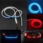 Buy cheap Car Styling RGB LED Strip Lights Rear Trunk Tail Light RGB Dynamic Streamer Brake Turn Signal Led Warning Lights Strips from wholesalers