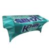 Buy cheap Slim Fitted Custom Logo Tablecloths , Reusable Exhibition Table Covers from wholesalers