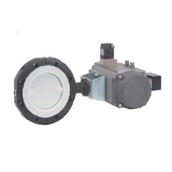 Buy cheap Durable Pneumatic Control Valve Air Actuated Butterfly Valve PTEF Lining BR 10e from wholesalers