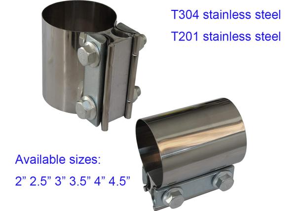 Buy cheap 2.5" T304 Stainless Steel Exhaust Clamps Butt Joint from wholesalers