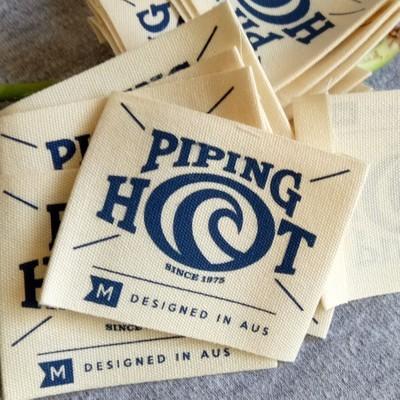 Buy cheap Centre Fold Woven Fabric Labels High Density For Clothes Garments Bags from wholesalers