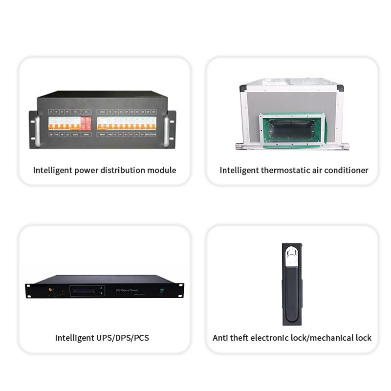 600w Outdoor Telecom Equipment Communication Cabinet Online Ups Battery Racks Ip55
