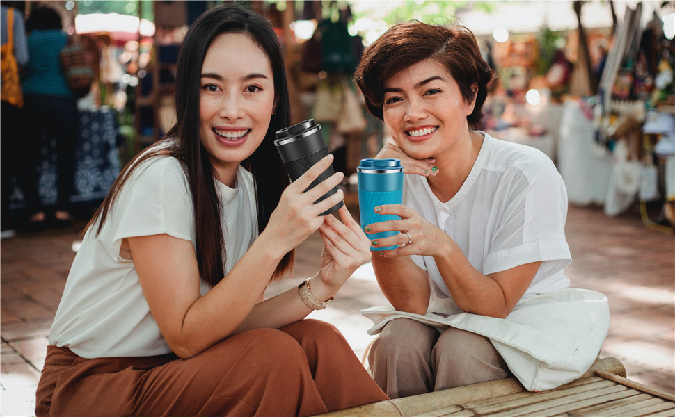 17oz Travel Coffee Mug Insulated Coffee Cups With Leakproof Lid Vacuum Stainless Steel Double Walled Thermal Car Coffee Tumbler Reusable