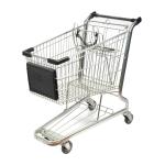 American Style 125L Customized steel Cart Supermarket Shopping Cart With