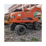 90% Original Doosan DH150 Excavator Used Doosan Wheel Excavator DH150W In South